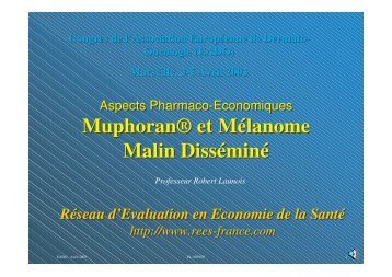 Muphoran® et Mélanome Malin Disséminé Muphoran® et ...