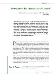 Bourdieu et les “fantassins du social” - ACTIF