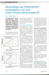 Verdichtung von Probeplatten mit dem Walzsektor-Verdichter