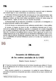 Encuentro de bibliotecarios de centros asociados de la UNED