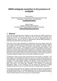 GNSS ambiguity resolution in the presence of multipath