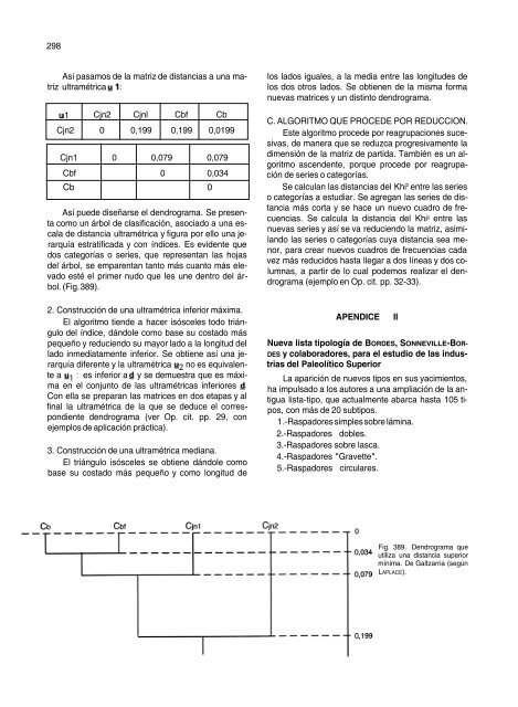 298 Así pasamos de la matriz de distancias a una ma- triz ... - Aranzadi