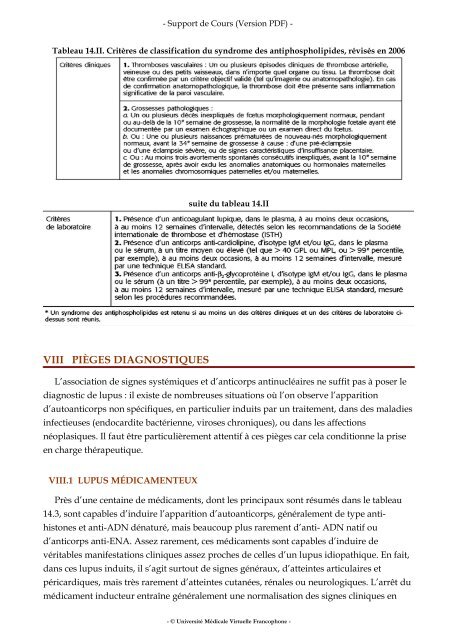 Item 117 Lupus érythémateux disséminé. Syndrome des ...