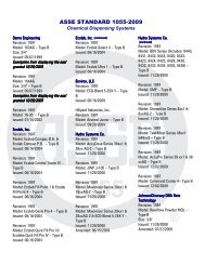 Chemical Dispensing Systems