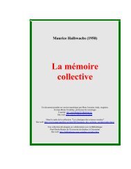 La Mémoire collective maurice Halbwachs 1950 - Psychaanalyse