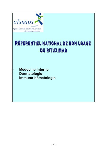 RBU du Rituximab - OMéDIT de Haute-Normandie