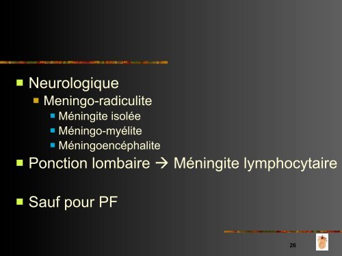 « Maladie de Lyme » Borréliose