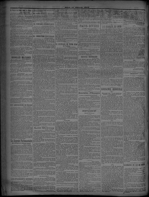 27 Février 1902 - Bibliothèque de Toulouse