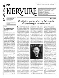 Septembre - Nervure Journal de Psychiatrie