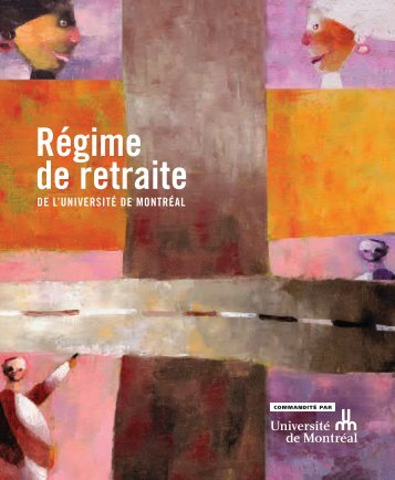 brochure du RRUM - Régime de retraite de l'Université de Montréal