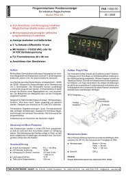 Modell PAS 49L - TWK-ELEKTRONIK GmbH