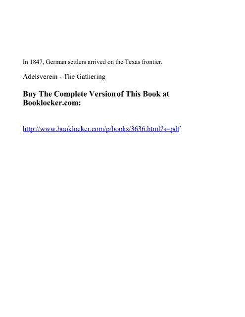 Adelsverein - The Gathering - The Book Locker