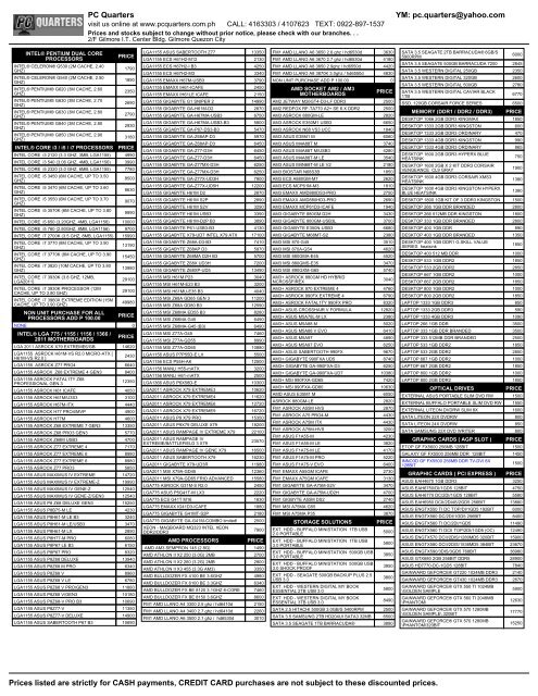 PC Quarters YM - HardwareZone.com