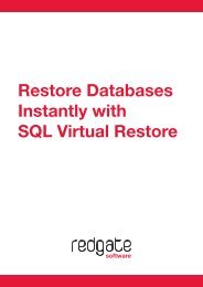 Restore Databases Instantly with SQL Virtual Restore - Red Gate ...