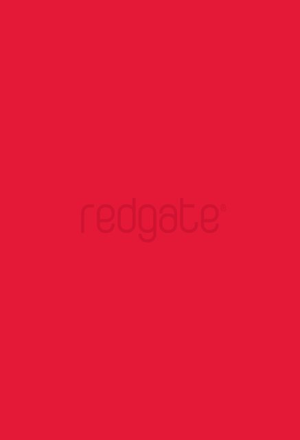 Book of Red Gate 2010 - Red Gate Software