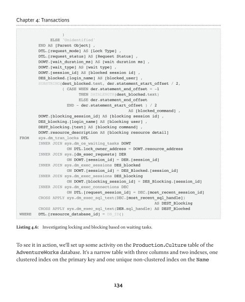 Performance Tuning with SQL Server Dynamic Management Views