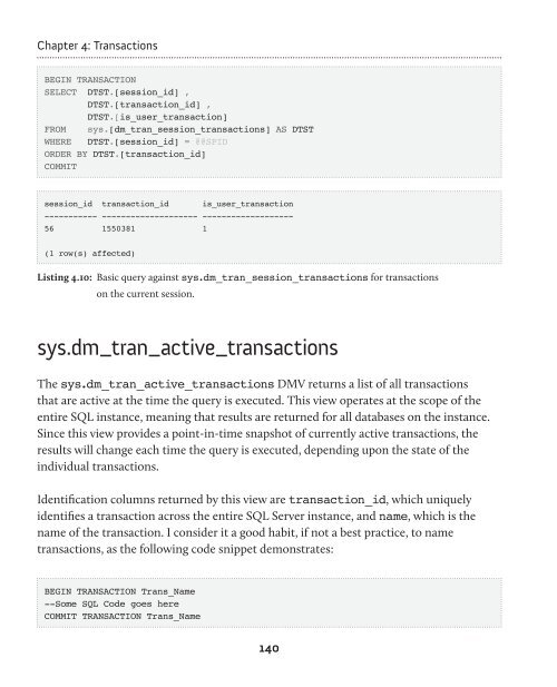 Performance Tuning with SQL Server Dynamic Management Views