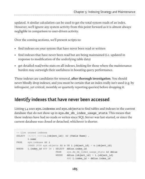 Performance Tuning with SQL Server Dynamic Management Views