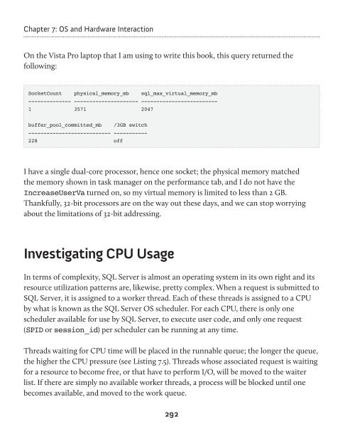 Performance Tuning with SQL Server Dynamic Management Views