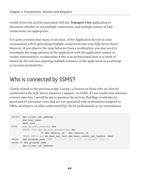 Performance Tuning with SQL Server Dynamic Management Views