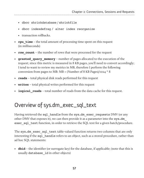 Performance Tuning with SQL Server Dynamic Management Views