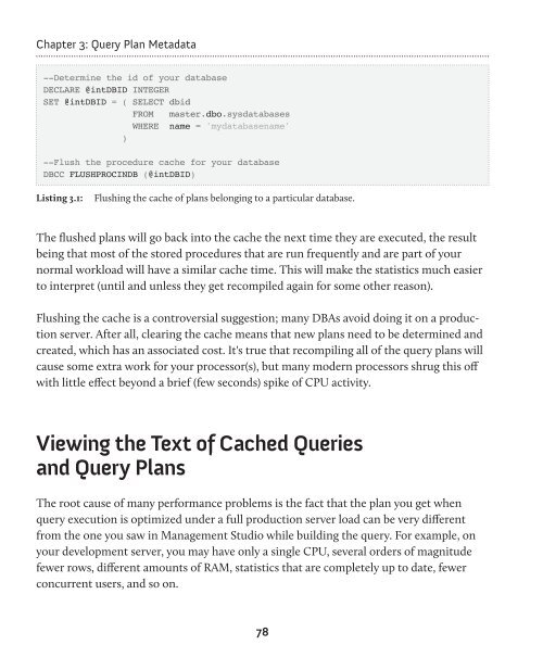 Performance Tuning with SQL Server Dynamic Management Views