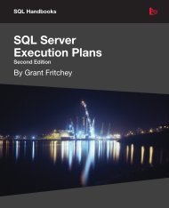 SQL Server Execution Plans - Red Gate Software