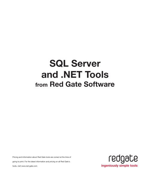 SQL Server Execution Plans - Red Gate Software