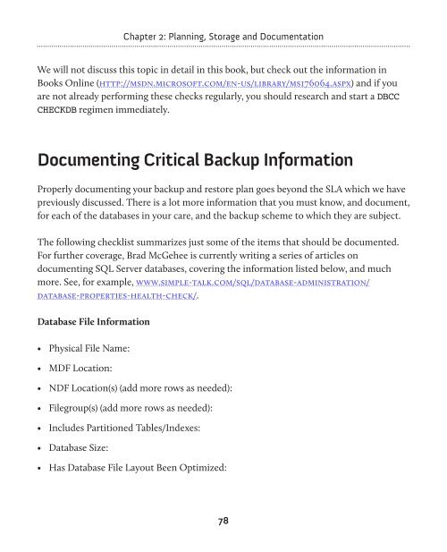 SQL Server Backup and Restore - Simple Talk