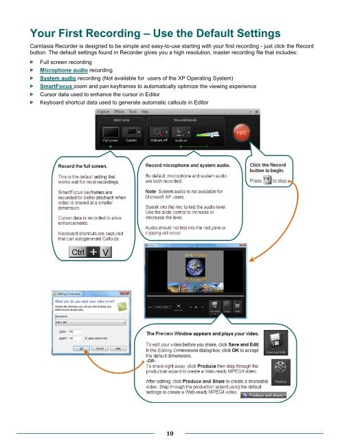 Camtasia Studio 7 Online Help - TechSmith