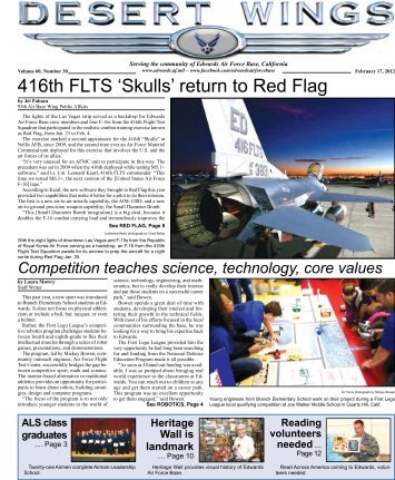 416th FLTS 'Skulls' return to Red Flag - Aerotech News and Review