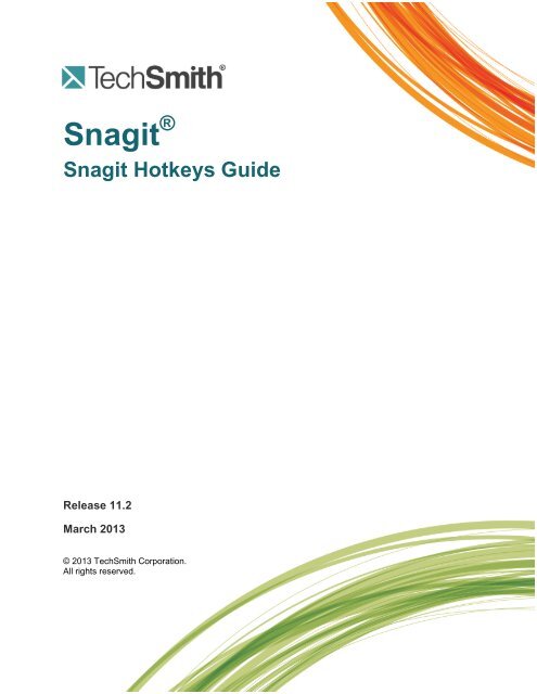 shortcut to snagit 8 shortcut to snagit 8