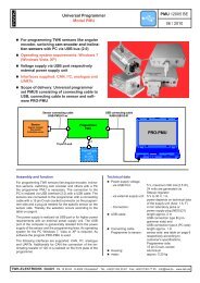 Universal Programmer - Model PMU - TWK-ELEKTRONIK GmbH