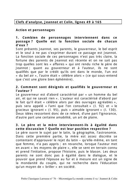 Jeannot et colin summary image