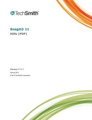 bei Snagit - TechSmith