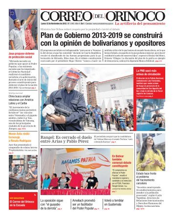 Plan de Gobierno 2013-2019 se construirá con la opinión de ...