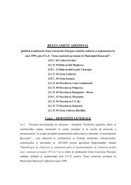 Reglementari adiţionale pentru puz 1999 - Primăria Municipiului ...
