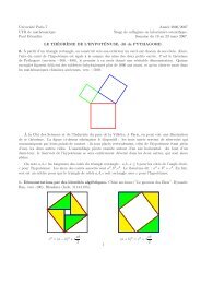 Theorie Sur Le Triangle Rectangle