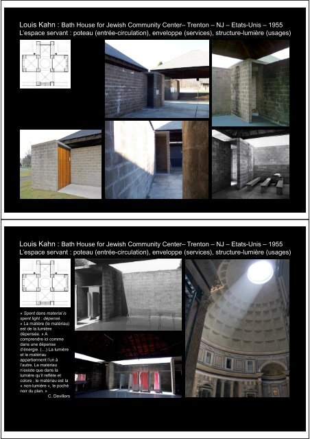 Louis Kahn : projets non construits