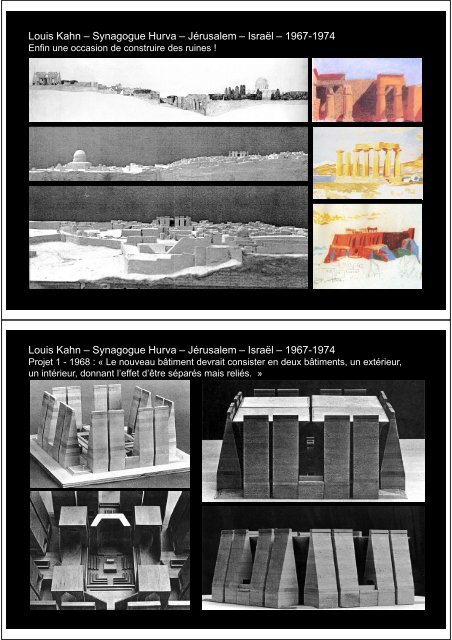 Louis Kahn : projets non construits