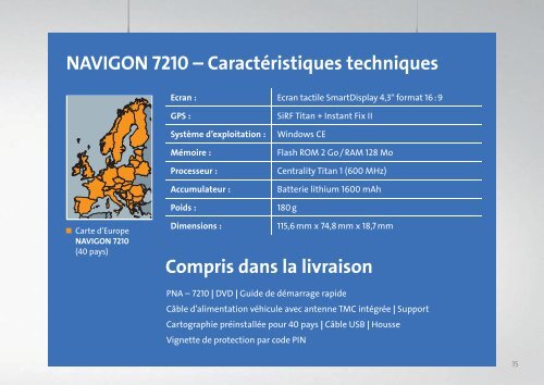 NAVIGON 8110 - Conforama