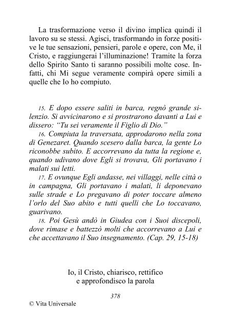 Gesù libera gli animali e conferma la missione di Giovanni il Battista ...