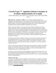 Cerwin-Vega! ™ Appoints Erikson Consumer as Exclusive ...