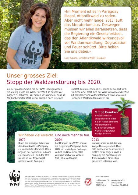 Ist der Atlantikwald noch zu retten? - WWF Schweiz