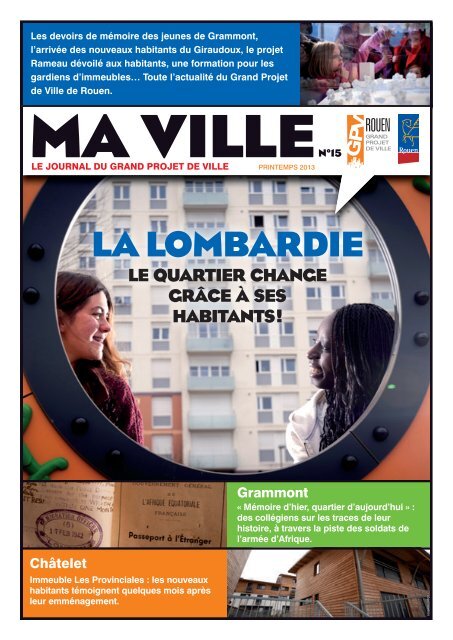 Téléchargez "Ma Ville n°15 - Printemps 2013" - Rouen