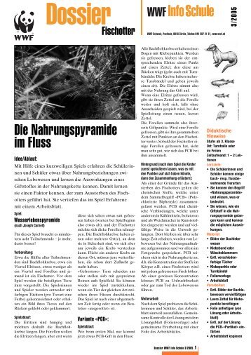 Die Nahrungspyramide im Fluss - WWF Schweiz