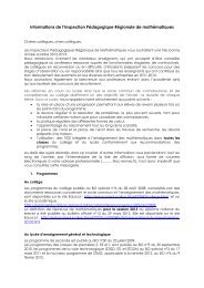 Lettre de rentrée des IA-IPR - Espace Educatif - Rennes