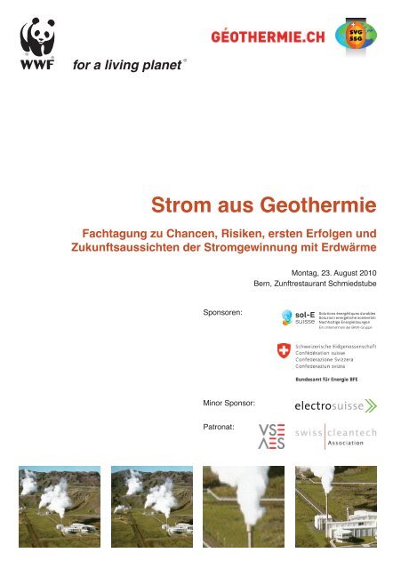 Strom aus Geothermie - WWF Schweiz