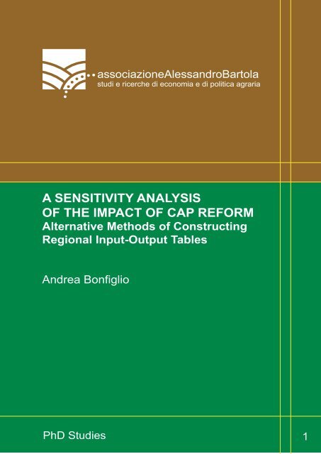 a sensitivity analysis of the impact of cap reform - associazione ...