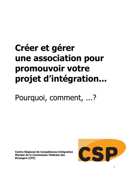 Créer et gérer une association - Multimondo